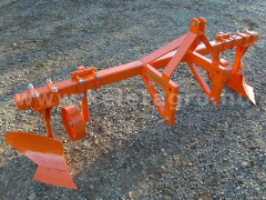 Viticulture plow with 2 heads, for 16-23HP Japanese compact tractors, Komondor SZE-2 - Implements - Plows